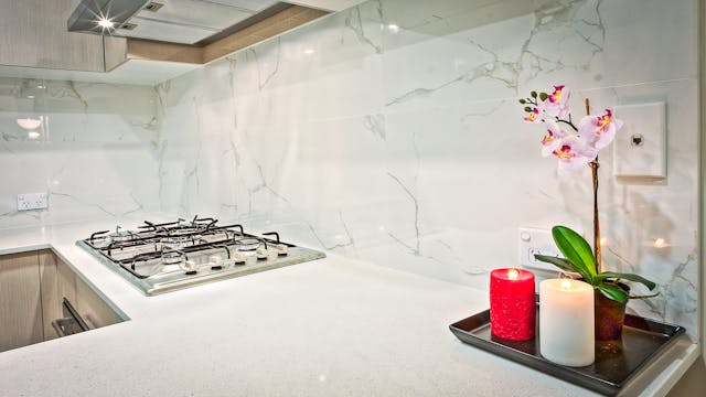 Cost-Effective Materials for Apartment Renovations backsplash